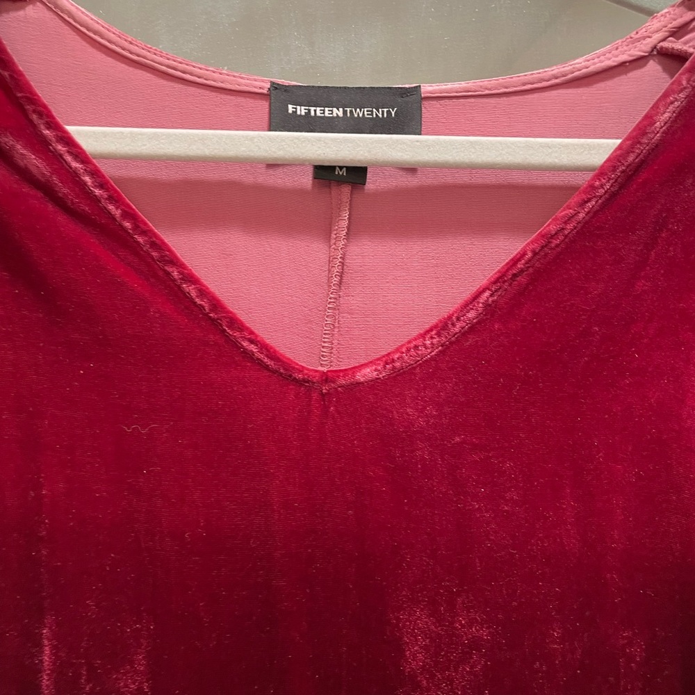 Velvet tunic